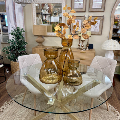 Decoración Jarrones Vidrio y cristal Naranja