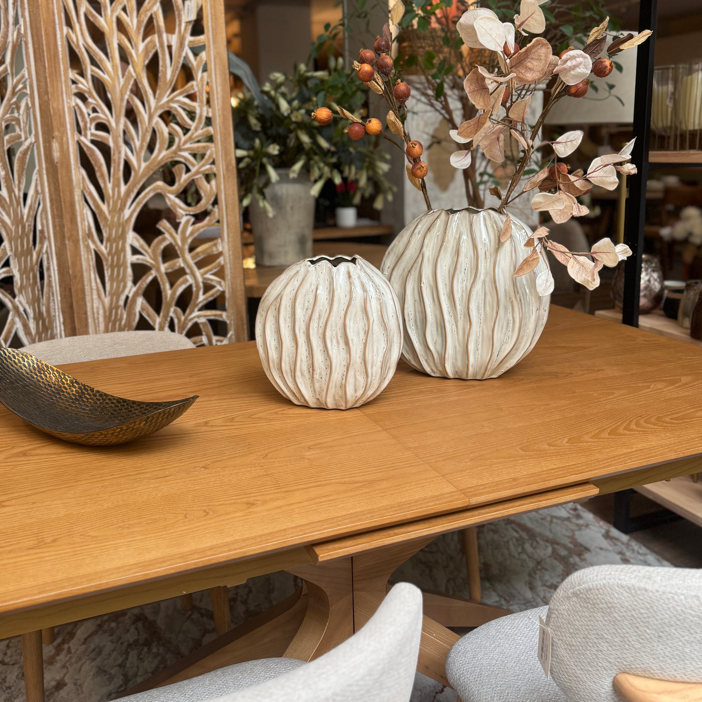 Decoración Maceteros y jardineras Cerámica Blanco