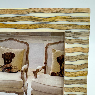 Decoración Marcos de fotos Madera Natural