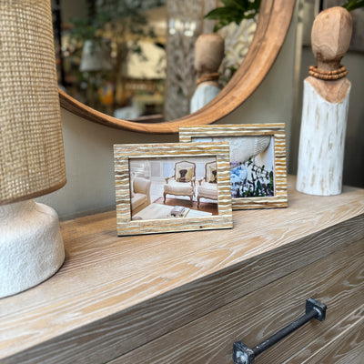 Decoración Marcos de fotos Madera Natural