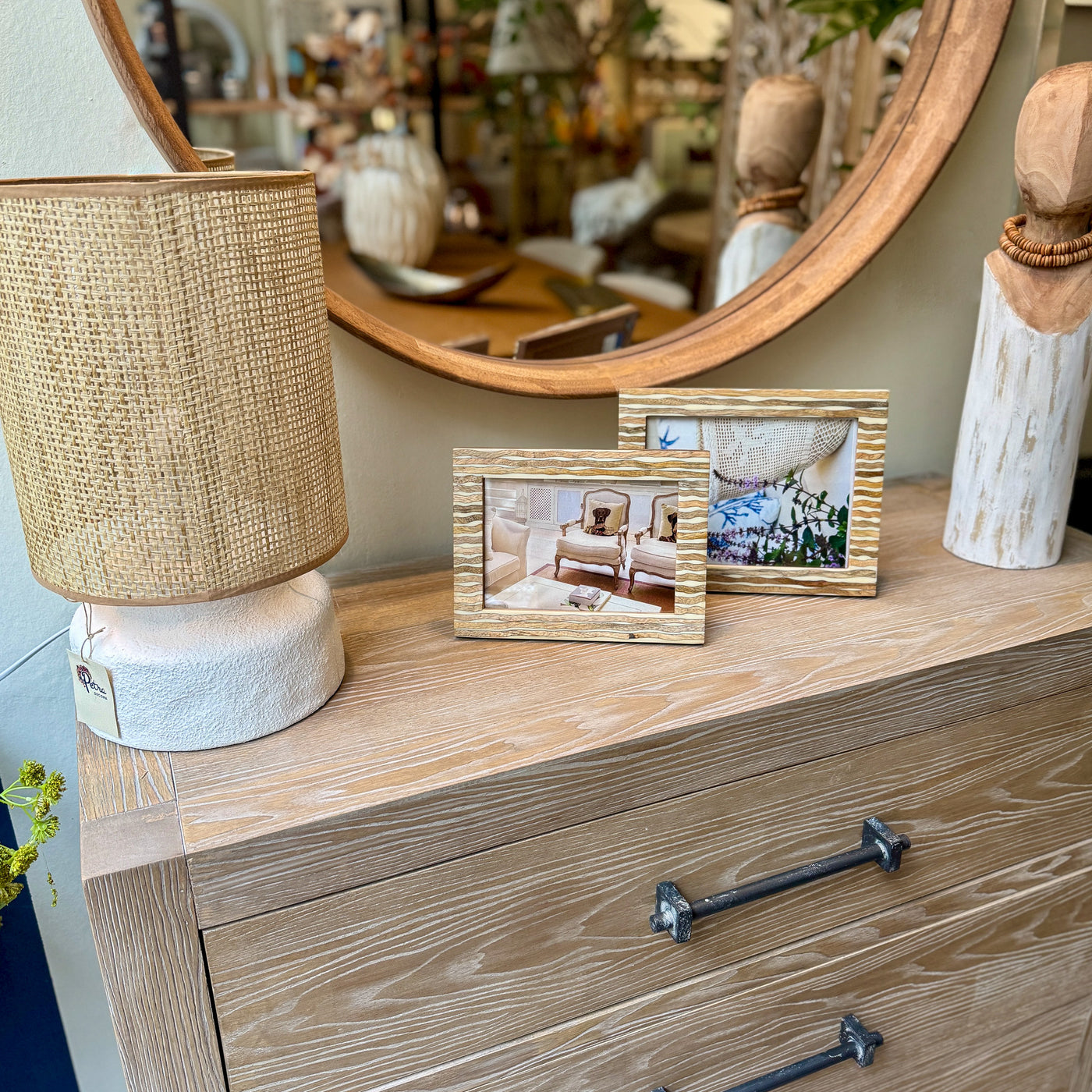 Decoración Marcos de fotos Madera Natural