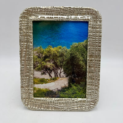 Decoración Marcos de fotos Resina Plateado