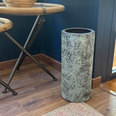 Decoración Paragüeros Cerámica Azul