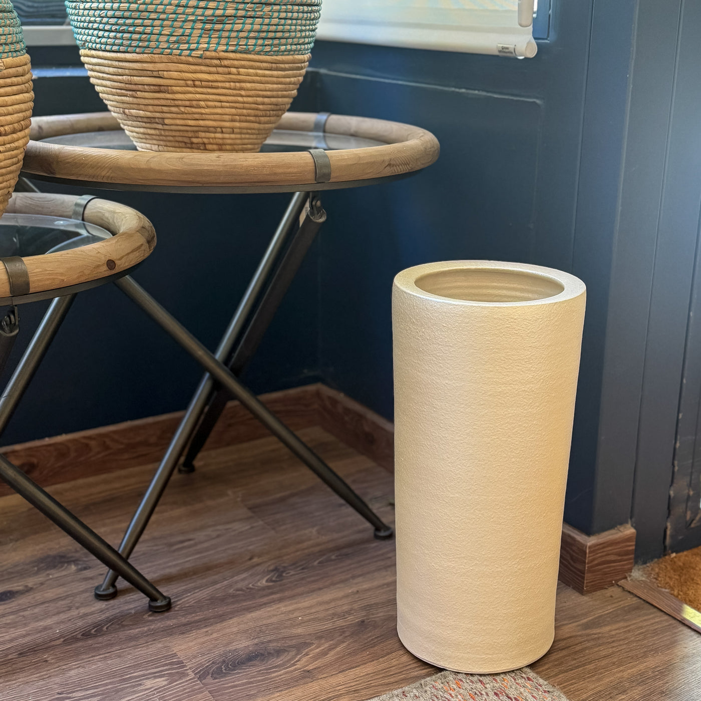 Decoración Paragüeros Cerámica Blanco