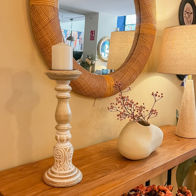 Decoración Velas y accesorios Candelabros Madera Natural