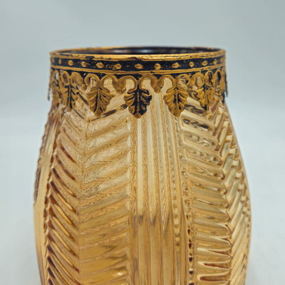 Decoración Velas y accesorios Portavelas Vidrio y cristal Dorado