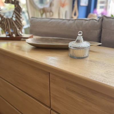 Decoración Velas y accesorios Portavelas Vidrio y cristal Gris