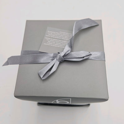 Decoración Velas y accesorios Portavelas Vidrio y cristal Gris