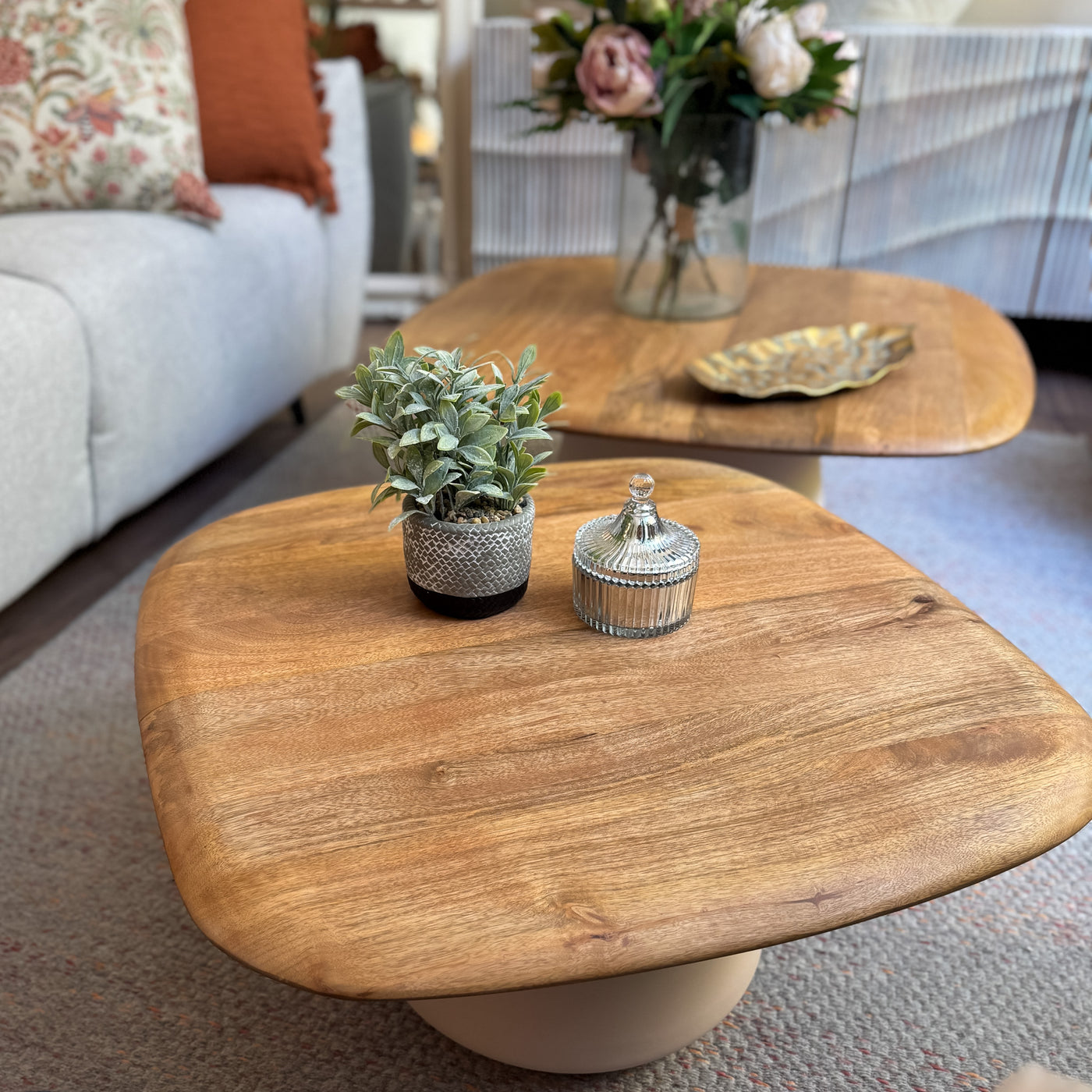 Decoración Velas y accesorios Portavelas Vidrio y cristal Gris