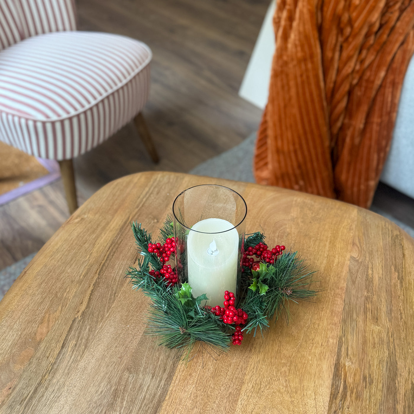 Decoración Velas y accesorios Portavelas Vidrio y cristal Verde