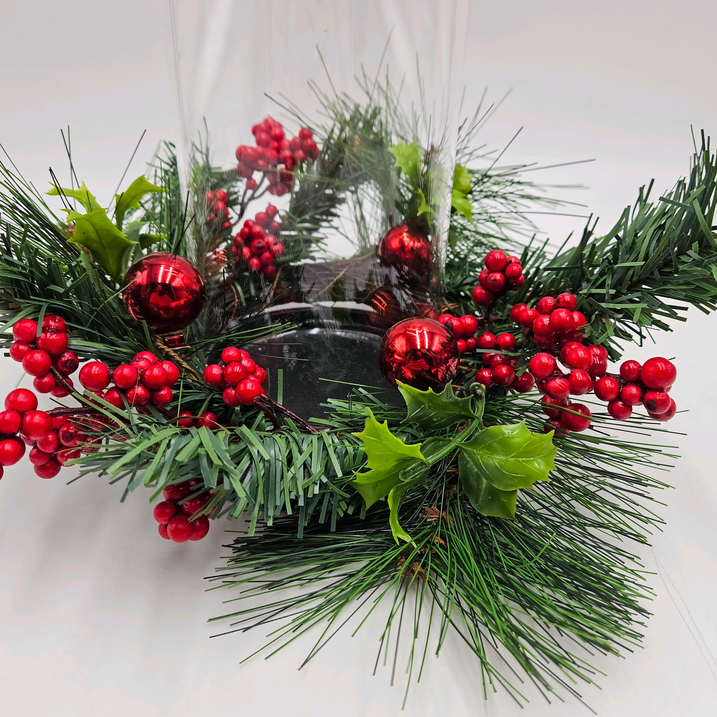 Decoración Velas y accesorios Portavelas Vidrio y cristal Verde