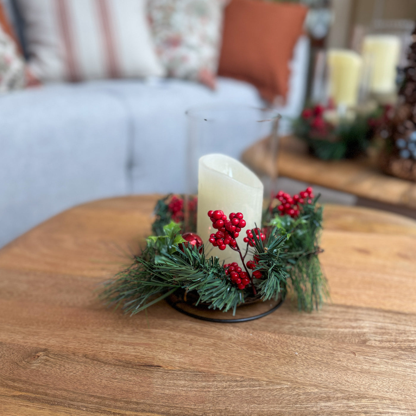 Decoración Velas y accesorios Portavelas Vidrio y cristal Verde