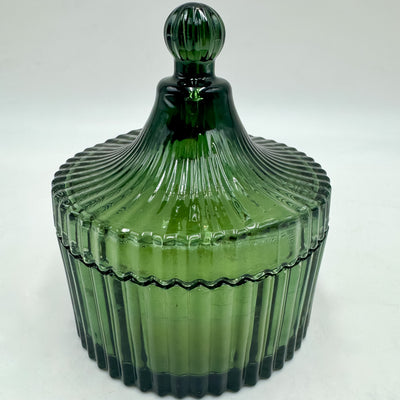 Decoración Velas y accesorios Velas De cera Vidrio y cristal Verde