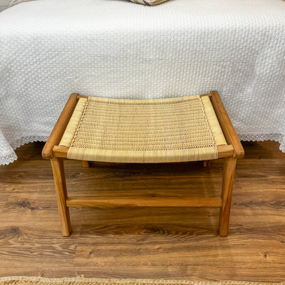 Descanso Bancos y pies de cama Madera Natural