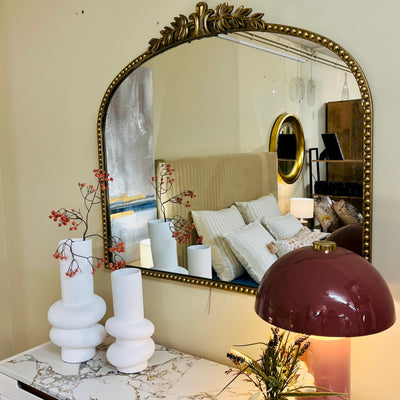Espejo dorado romántico 98x2,5x88