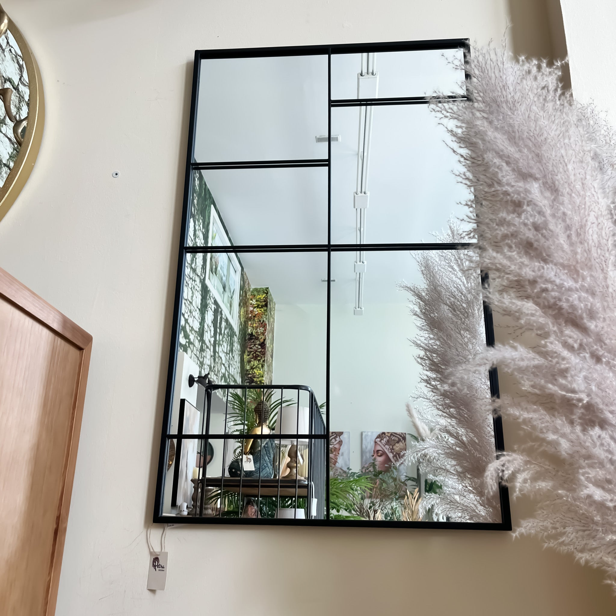 Espejos De pared Metal Negro