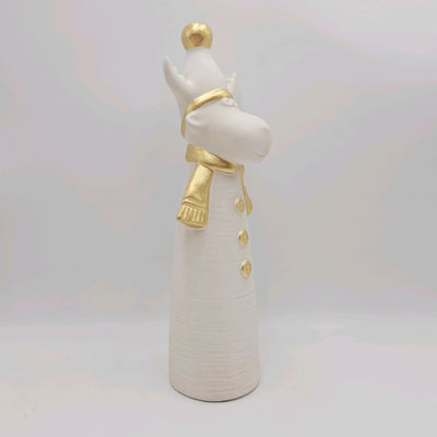 Figuras decorativas Navidad Cerámica Blanco roto