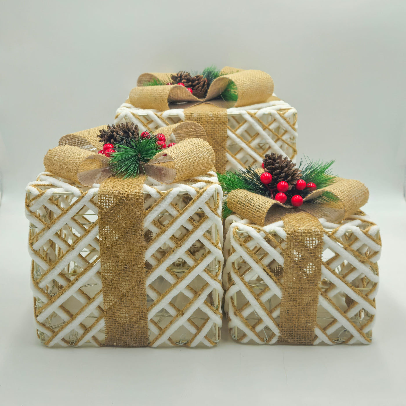 Figuras decorativas Navidad Fibras sintéticas Natural
