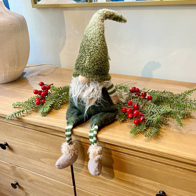 Figuras decorativas Navidad Fibras sintéticas Verde