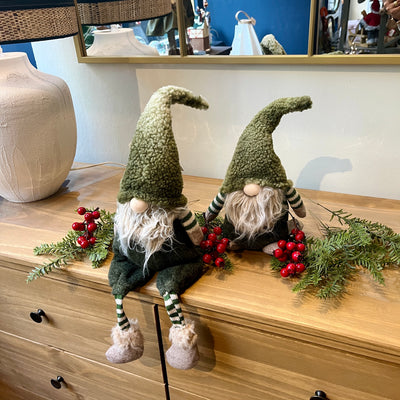 Figuras decorativas Navidad Fibras sintéticas Verde