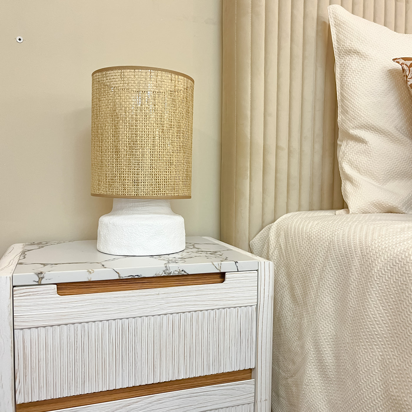 Iluminación De sobremesa Cerámica Natural