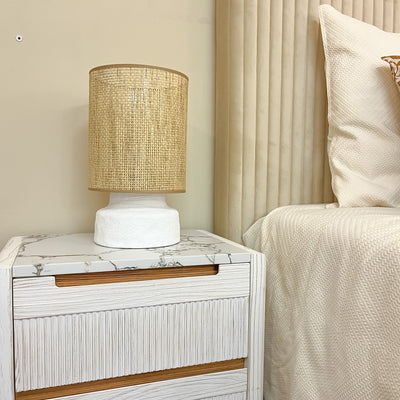 Iluminación De sobremesa Cerámica Natural