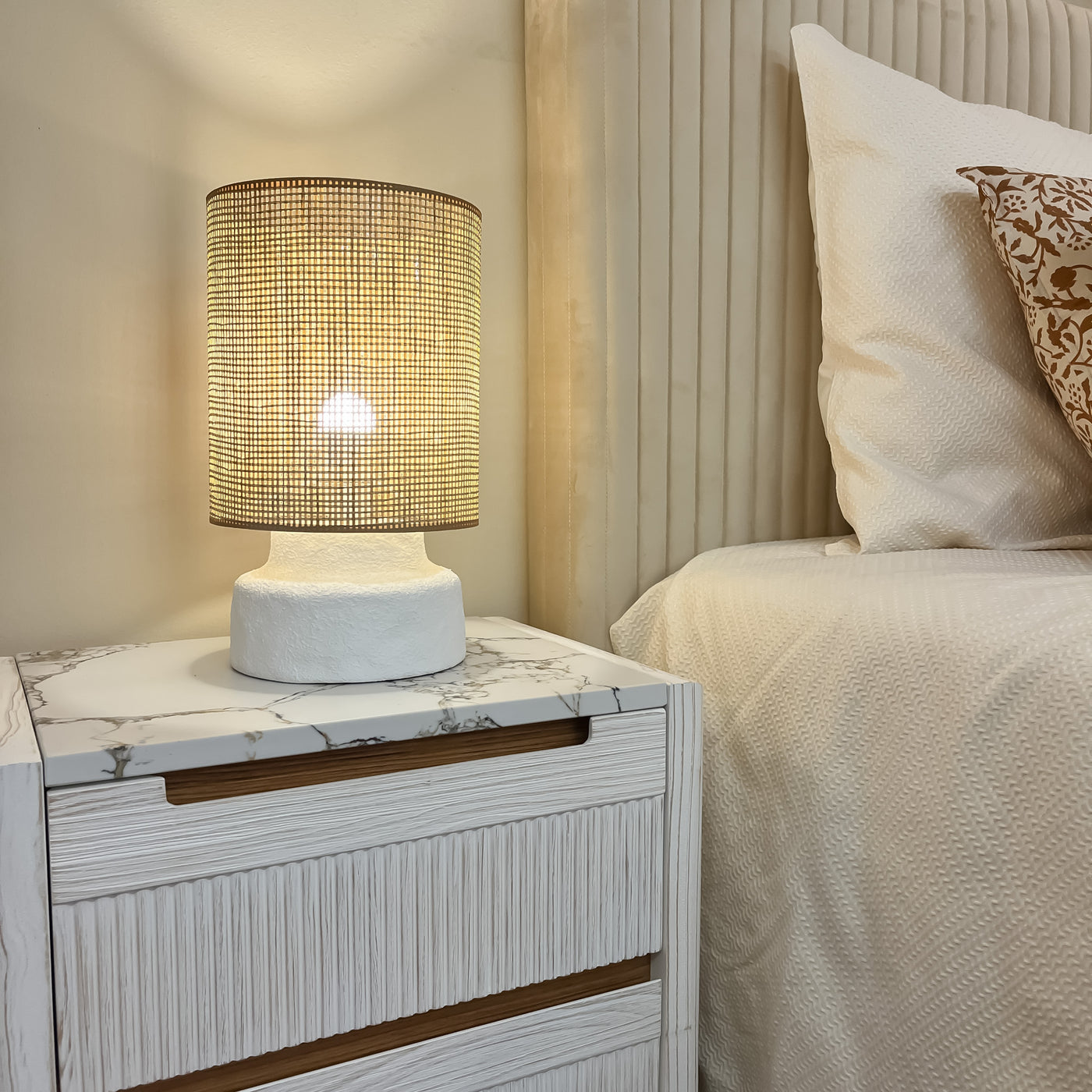 Iluminación De sobremesa Cerámica Natural