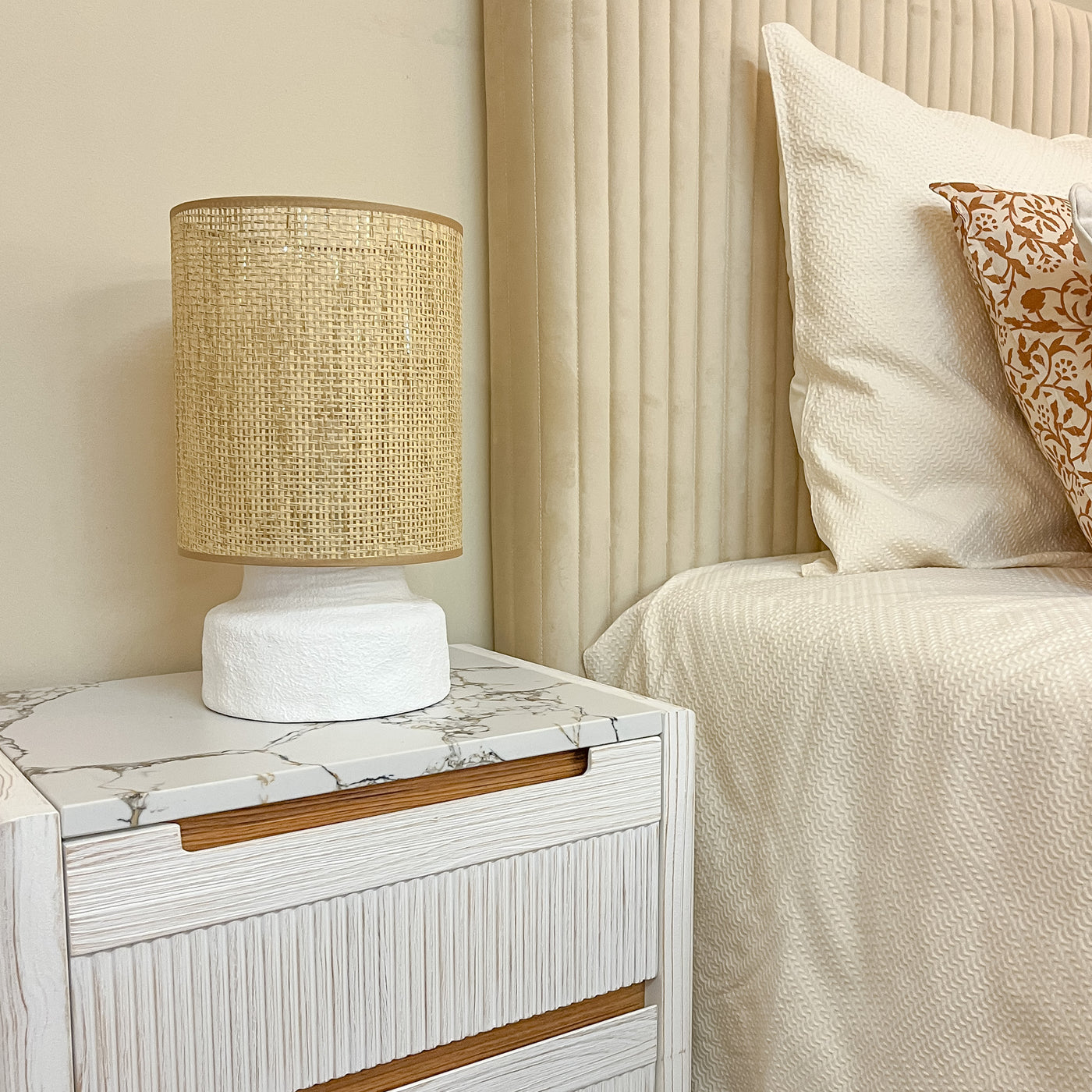 Iluminación De sobremesa Cerámica Natural