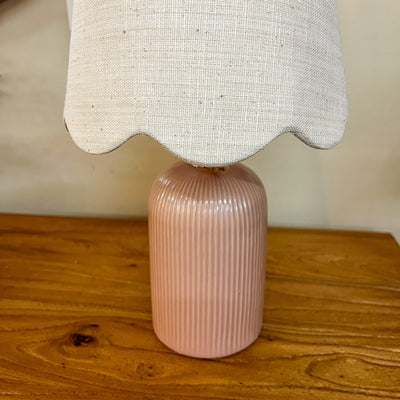 Iluminación De sobremesa Cerámica Rosa