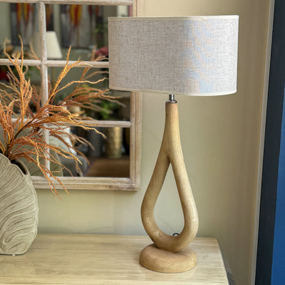 Iluminación De sobremesa Madera Natural