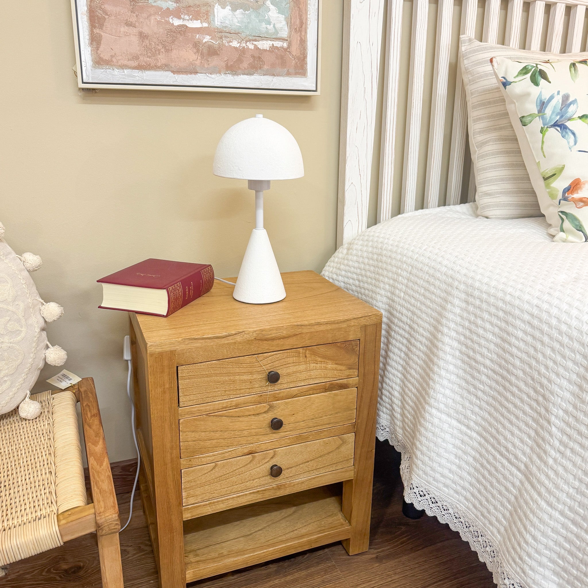 Iluminación De sobremesa Metal Blanco