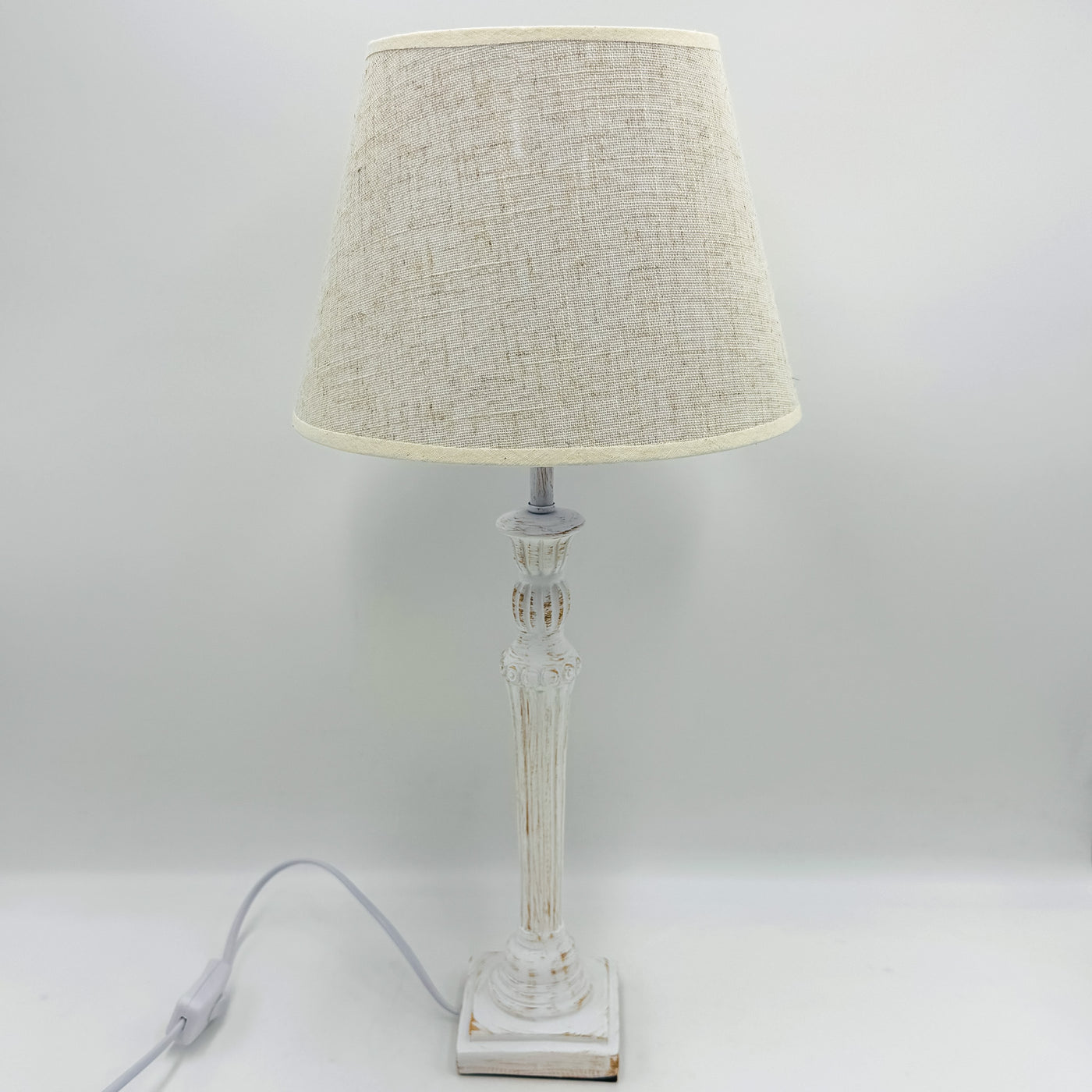 Iluminación De sobremesa Resina Blanco