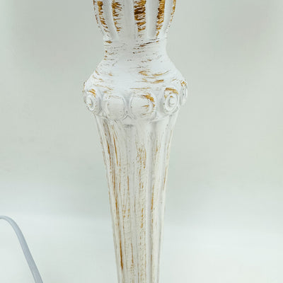 Iluminación De sobremesa Resina Blanco