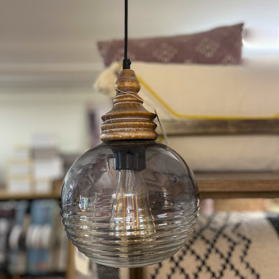 Iluminación De techo Vidrio y cristal Gris