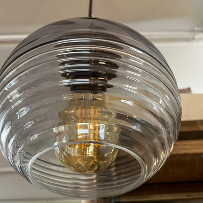 Iluminación De techo Vidrio y cristal Gris