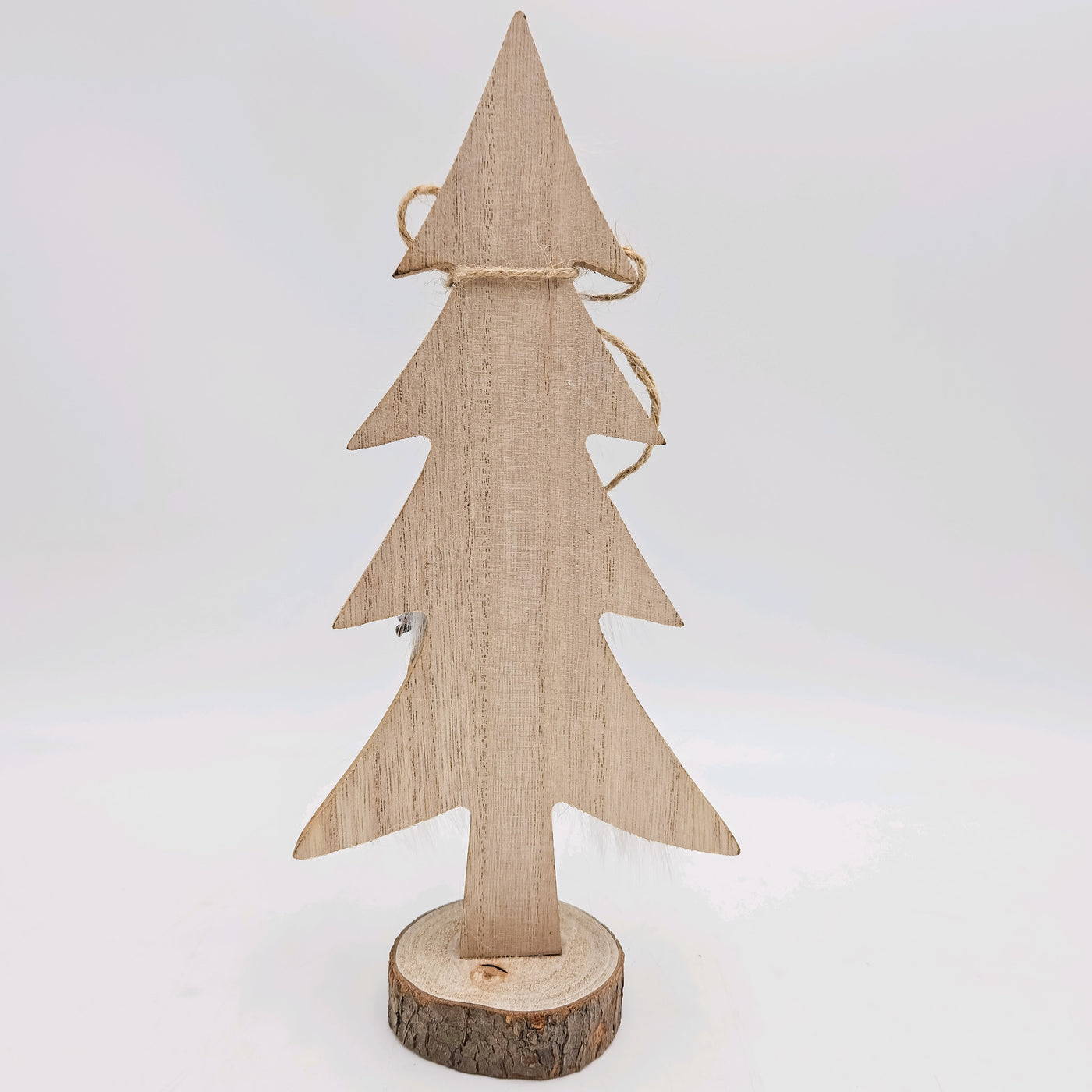 Iluminación Navidad Madera Blanco