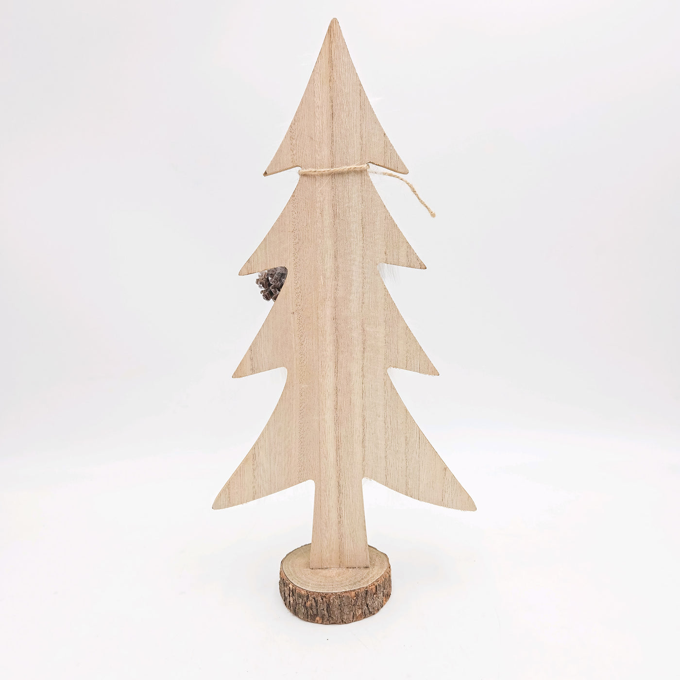 Iluminación Navidad Madera Blanco