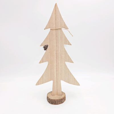 Iluminación Navidad Madera Blanco