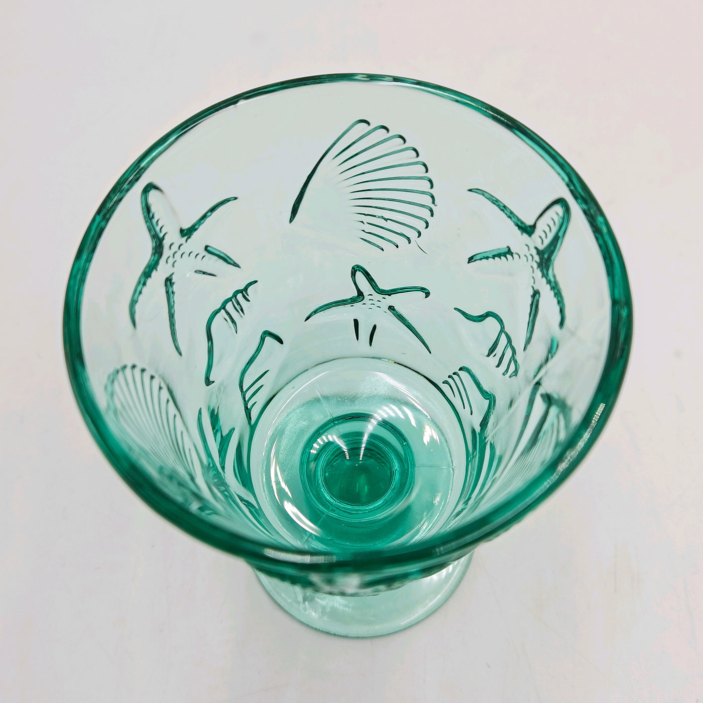Menaje hogar Cristalería Copas de agua Vidrio y cristal Azul