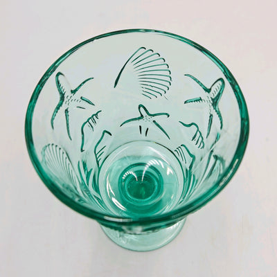 Menaje hogar Cristalería Copas de agua Vidrio y cristal Azul