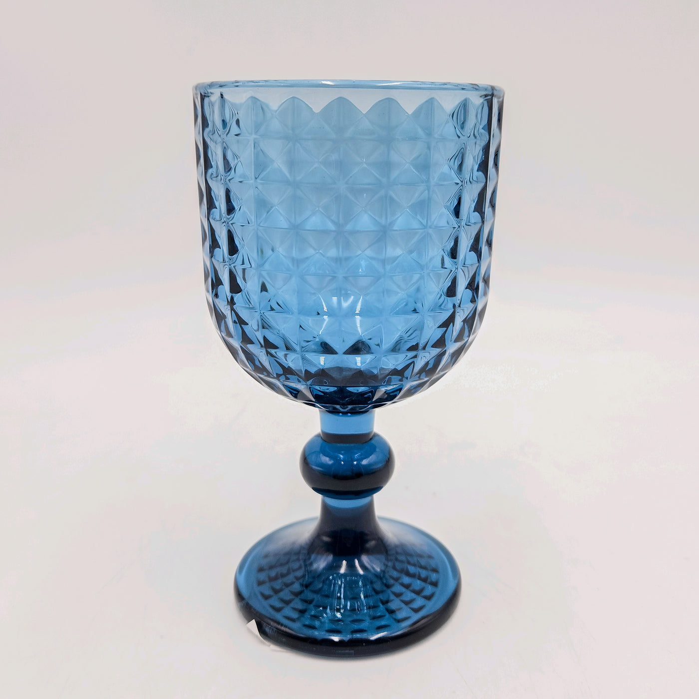 Menaje hogar Cristalería Copas de vino Vidrio y cristal Azul