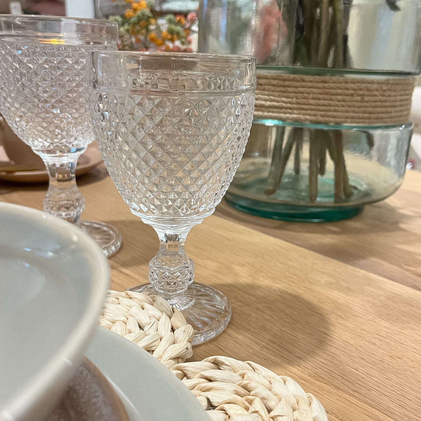 Menaje hogar Cristalería Copas de vino Vidrio y cristal Transparente