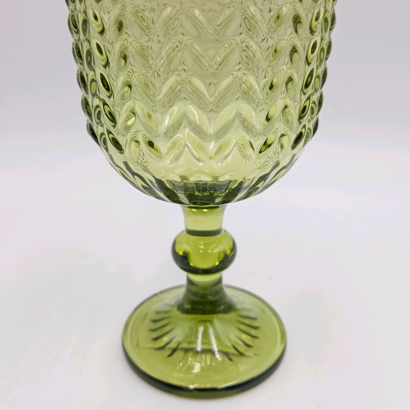 Menaje hogar Cristalería Copas de vino Vidrio y cristal Verde