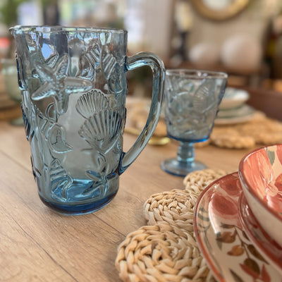 Menaje hogar Cristalería Cristal Azul