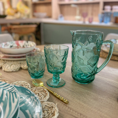 Menaje hogar Cristalería Cristal Azul