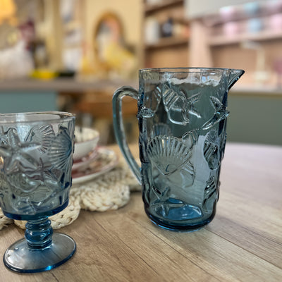 Menaje hogar Cristalería Cristal Azul