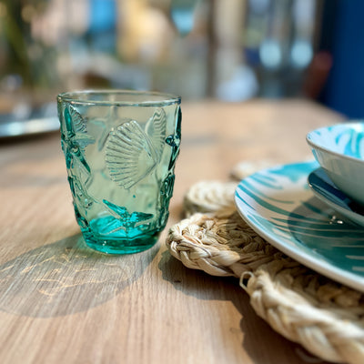 Menaje hogar Cristalería Vasos Cristal Verde