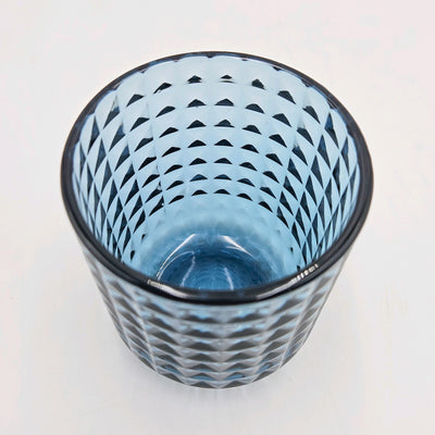 Menaje hogar Cristalería Vasos Vidrio y cristal Azul