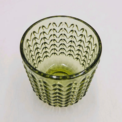 Menaje hogar Cristalería Vasos Vidrio y cristal Verde