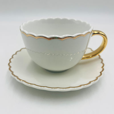 Menaje hogar Tazas y teteras Juego de tazas Porcelana Blanco